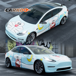 สติ๊กเกอร์ติดรถยนต์ลาย<span class=keywords><strong>โด</strong></span>ราเอมอนแบบเปลี่ยนสีได้ CARKOO Custom Design ผลิตจาก PVC พร้อมกาวในตัว ติดตั้งง่าย ไม่มีฟองอากาศ - Product Image 3