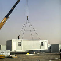 Cabina Portátil de Acero de 12x3.8m, Fácil Instalación, Fuerte Resistencia Estructural, Vida Útil de 15-20 Años para Obras de Construcción Temporales