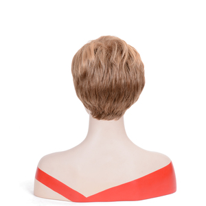 <span class=keywords><strong>Parrucche</strong></span> <span class=keywords><strong>Bionde</strong></span> <span class=keywords><strong>Corte</strong></span> all'Ingrosso, <span class=keywords><strong>Parrucche</strong></span> Sintetiche Stratificate con Frangia per Donne - Product Image 3