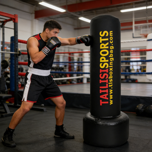 6ft <strong>Standing</strong> Pro Boxing <strong>Bag</strong> With PVC Base <strong>Punch</strong> <strong>Bag</strong> Silent Home Gym Workout Gear Fitness Striking Target Adjustable Pressure - Product Image 1
