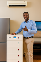 Batterie solaire domestique LiFePO4 51,2V 100Ah-300Ah 200Ah |   Pack de stockage d'énergie au lithium-ion 10-15 kWh avec communication CAN pour système énergétique