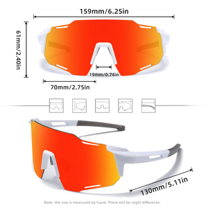 KINGSEVEN Nuevas Gafas Deportivas Fotocromáticas de Una Sola Pieza, Resistentes al Viento, para Ciclismo de Montaña, Gafas de Sol para Ciclismo al Aire Libre para Hombres y Mujeres <span class=keywords><strong>908</strong></span> - Product Image 5