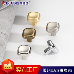 Legdis Cabinet <b>Knobs</b> Square Zinc Alloy Minimalist Wardrobe Drawer Handles Durable - Product Image 4