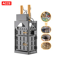 Presse à balles hydraulique pour le recyclage des déchets de papier, des vêtements, des mini-métaux de rebut, presse verticale pour cartons, boîtes en plastique, canettes