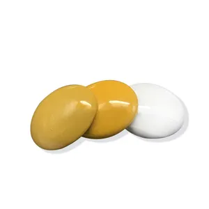 Round White/yellow Ceramic Road Studs Cat Eye Ceramic Road Raised Pavement Markers