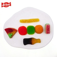 New Arrival Kids' Fruity Shaped Soft Candy Includes Hamburger French Fries Pizza Blister Packed French Fries All One Sweet