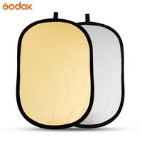 Réflecteur Godox Ovale Multi-Disques Pliable 2-en-1 Portable pour Studio Photo et Éclairage, Diffuseur de Lumière pour Appareil Photo