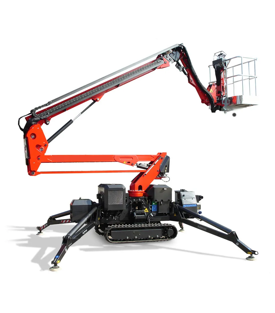 10-24M All Terrain spider Articulated Crawler boom lift Aerial Work Platform Tracked chassis Electric hydraulic Telescoping Lift