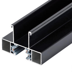 LEDEAST T035 Rail de suspension extensible en aluminium à circuit unique 3 fils, rail de guidage en cuivre à 3 broches <span class=keywords><strong>pour</strong></span> centre commercial - Product Image 1