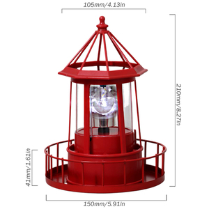 <span class=keywords><strong>Faro</strong></span> <span class=keywords><strong>Solare</strong></span> Rotante, Lanterna Decorativa per Patio, Giardino e Vialetti - Product Image 4