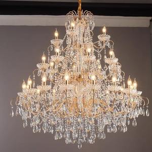 Lámpara colgante de estilo francés Villa techo Marie Therese candelabros de cristal para bodas - Product Image 4