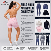 Ensemble de yoga 2 pièces rose imprimé cerises sans coutures pour femme, soutien-gorge froncé à col halter et short taille haute, logo personnalisé OEM ODM, pour la gym, le fitness et l'entraînement