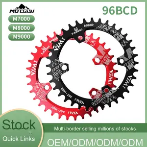 Vxm Single Chainring Aleación de aluminio Bicicletas de montaña 96Bcd <span class=keywords><strong>Xt</strong></span> M7000 M9020 M9000 <span class=keywords><strong>M8000</strong></span> Positivo Negativo Diente Bicicletas de carretera - Product Image 5