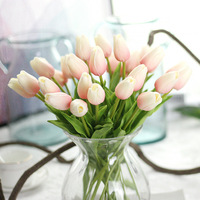 Fleurs artificielles de tulipes, 10 pièces, Bouquet artificiel, véritables Touch, pour décoration de mariage, livraison gratuite