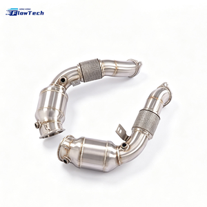 Tubo de Escape de Alto Flujo y Rendimiento para BMW E71 X5M X6M 4.4T S63, Acero Inoxidable 304, con Filtro de 200 Celdas - Product Image 1