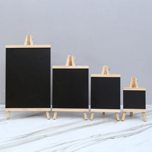Support triangulaire en bois <span class=keywords><strong>tableau</strong></span> noir affichage de bureau panneau publicitaire mini-enfants <span class=keywords><strong>chevalet</strong></span> artisanat ornements petits tableaux noirs - Product Image 2