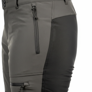 Pantalones de jogging de entrenamiento de Spandex/nailon transpirables que absorben la humedad de camuflaje de otoño para hombre, impermeables - Product Image 1