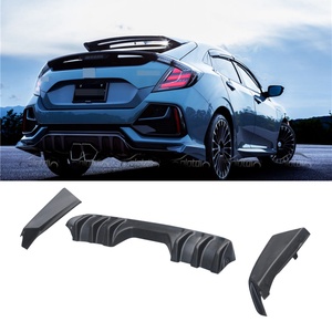 ลิ้นกันชนหลังแบบ Sword Winglet Splitters Diffuser สำหรับ Honda Civic FC1 รุ่นที่ 10 FK7 Type R Si - Product Image 1