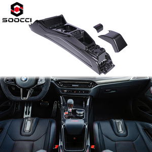 Garniture intérieure <span class=keywords><strong>centrale</strong></span> en fibre de carbone sèche style CSL <span class=keywords><strong>pour</strong></span> BMW G80 G81 M3 G82 G83 M4 G87 M2 – Remplacement de <span class=keywords><strong>la</strong></span> console <span class=keywords><strong>centrale</strong></span> style CS - Product Image 1