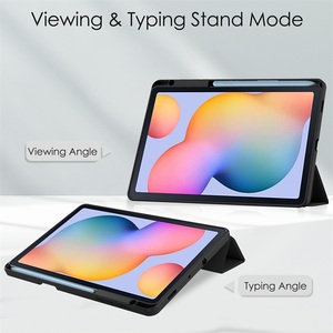 Custodia trasparente per <span class=keywords><strong>Samsung</strong></span> <span class=keywords><strong>Galaxy</strong></span> <span class=keywords><strong>tab</strong></span> <span class=keywords><strong>S6</strong></span> <span class=keywords><strong>lite</strong></span> 10.5 2022 con portapenne S SM- P613 P619 commerci all'ingrosso in fabbrica - Product Image 3