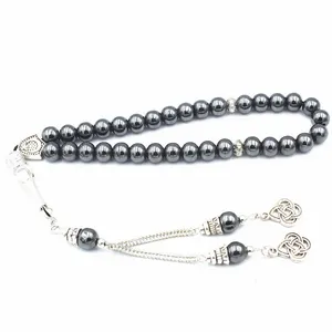 Tasbeeh Gelang TASBIH TASBIH, TASBIH, TASBIH, Batu Empedu Hitam Alami Murni, 8Mm 33, TASBIH