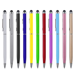2-in-1 dual-mục đích phổ nhôm hợp kim <span class=keywords><strong>Stylus</strong></span> <span class=keywords><strong>Pen</strong></span> Nib tip Tương thích iPad Điện thoại di động cảm ứng điện dung màn hình bóng điểm - Product Image 1