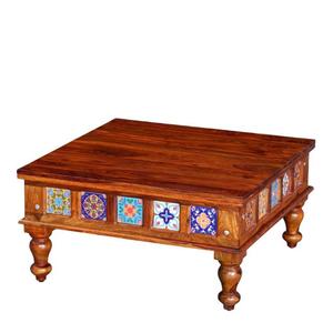 Thanh Lịch Hiện Đại Đơn Giản Vuông Bàn Cà Phê Chất Lượng Cao Sang Trọng Rắn Gỗ Đồ Nội Thất Phòng Khách Trang Trí Xách Tay Bán Buôn - Product Image 4