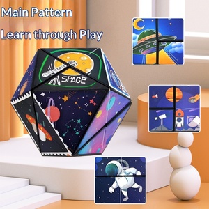 Cube magique infini à succès, puzzle géométrique transformable, jouet éducatif, puzzle 3D à assembler, cube cadeau pour enfants - Product Image 3
