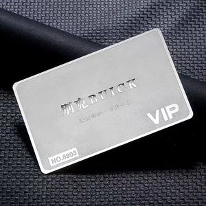 Cartes de visite en métal de surface brillante d'impression polychrome 0.5mm d'épaisseur - Product Image 3