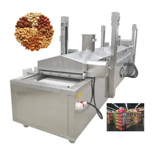 TCA commercial high efficiency fried chicken machine industrial frying machine continuous fryer