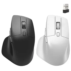 2024 le vendite più calde Mouse senza fili di alta qualità portatile 2 In 1 Dongle RGB 2.4G retroilluminato Bluetooth Mouse senza fili