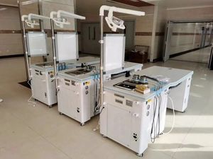 Yüksek kaliteli lüks ENT birimleri tedavi iş istasyonu endoskop kamera Ent muayene ünitesi ile yumuşak sandalye - Product Image 5