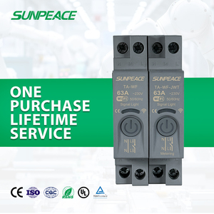 Nhà thông minh cuộc sống Mini MCB 1P Wifi thông minh chuyển đổi 0-63a năng lượng Meter & kWh đo giám sát ngắt mạch hẹn giờ Relay - Product Image 1