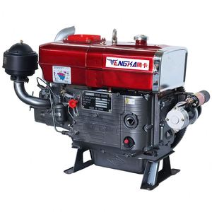 Tengka Changfa Changchai 12hp Zs195 Horizontal Type 4 Stroke Hammer Crusher Machine Uses Single-cylinder Water-cooled <b>Engine</b> - Product Image 1