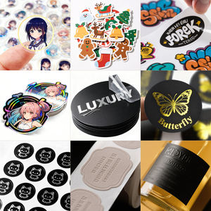 Etiquetas Adhesivas Personalizadas <span class=keywords><strong>de</strong></span> Vinilo Impermeable con Diseño <span class=keywords><strong>de</strong></span> Dibujos Animados para Portátiles, Juguetes, Publicidad, Botellas <span class=keywords><strong>de</strong></span> Perfume y Aceites Esenciales - Product Image 4