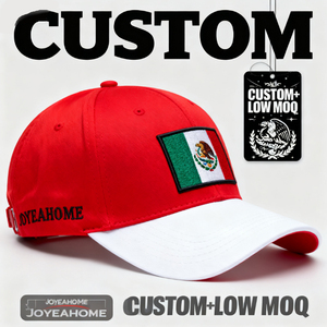 Berretto da Baseball ricamato con bandiera messicana per il modello personalizzato del giorno dell'indipendenza disponibile 20 anni di esperienza nell'indumento - Product Image 2