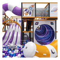 Aire de jeux intérieure personnalisée sur le thème de l'espace commercial Dream Catch, piscine à balles interactive pour enfants, équipement de terrain de jeu souple pour enfants