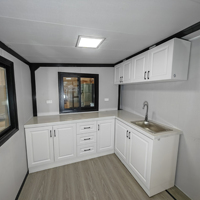 Casa Contenedor Expandible de 20 pies a Precio de Fábrica, Instalación Rápida, Casas Prefabricadas para Viviendas, Villas, Hoteles, Oficinas y Apartamentos