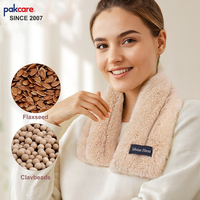 Pakcare Coussin chauffant portable personnalisé, micro-ondable, non toxique, à chaleur humide, en peluche douce, 100% fibres naturelles pour