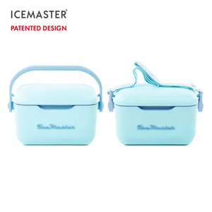 IceMaster Patent design pp inner outdoor portable ice cooler box Insulated ice box cooler supplier for food for medicine