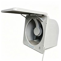 Ventilateur d'extraction industriel robuste en métal, étanche à l'eau et à la poussière, indice de protection IP55, pour atelier et usine