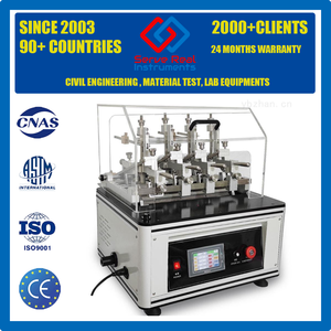 Probador de resistencia a la abrasión de tela de sofá ASTM D4157, prueba de resistencia a la abrasión de telas contra medios de fricción estándar - Product Image 3