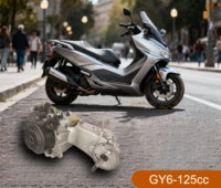 Ensemble moteur de scooter à essence 152QMI GY6-125cc, cylindre