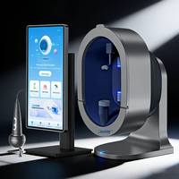 Analyseur de peau de bureau IA intégré de haute technologie, scanner facial à neuf spectres, machine d'analyse du cuir chevelu