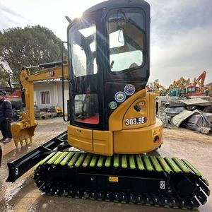 Excavatrice sur chenilles hydraulique Caterpillar Cat 303.5E de haute qualité, 3,5 tonnes, Cat 303.5E CR, mini-excavatrice Caterpillar d'occasion - Product Image 6