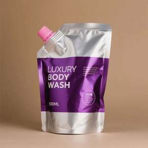 Sachet Doypack Personnalisé pour Détergent Liquide 5L 10L, Pochette à Bec Verseur en Aluminium de 5 Litres avec Poignée en Plastique - Product Image 3