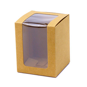 Scatola per Aromaterapia in Carta Kraft Trasparente con Finestra, Cartoncino Bianco, Disponibile in Piccole Dimensioni, Modello Pronta Consegna - Product Image 4
