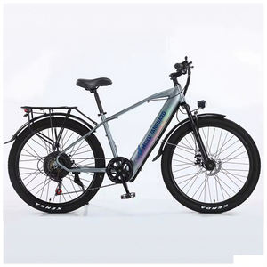 Vélo de montagne électrique de 24 pouces, 7 vitesses, batterie au lithium 36V, moteur à moyeu arrière, vélo de banlieue à vitesse variable - Product Image 4