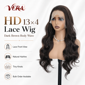 Perruques synthétiques en fibre <span class=keywords><strong>Futura</strong></span> HD 13x4 Lace Front à raie libre 330g, ondulées naturelles, brunes, effet mat, résistantes à la chaleur pour femmes - Vente en gros - Product Image 2