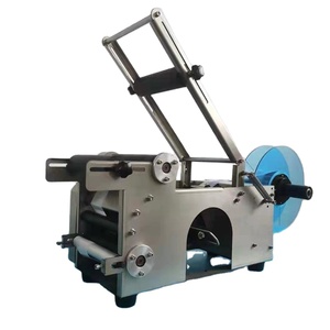 Direct-feed Manual Adhesive Label Applicator Motor Touchscreen; Wine Glass Bottle Labeling Machine; Fast Intelligent - Product Image 3